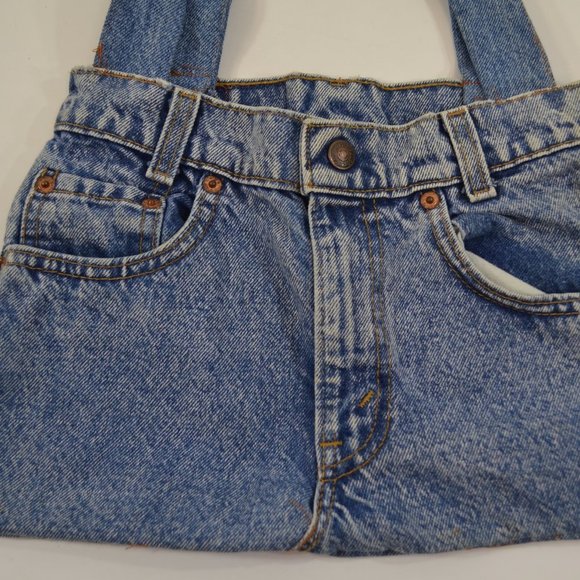 Levi's 505 Jeans Purse Bag Boho Repurposed Upcycled - Picture 2 of 10